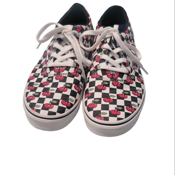 Vans Doheny Sneaker - Cherry Checker Multicolor Size 4.5 Missy Youth - Picture 2 of 9